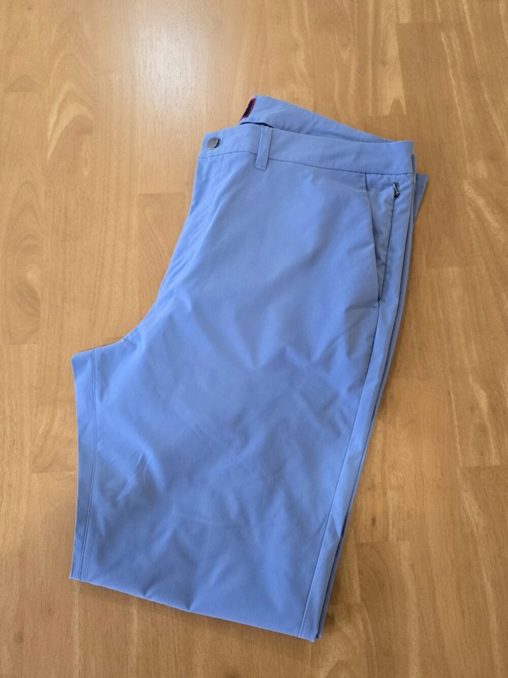 Untuckit Men's Traveler Performance Pants Slim Fit Medium Blue Size 36x32